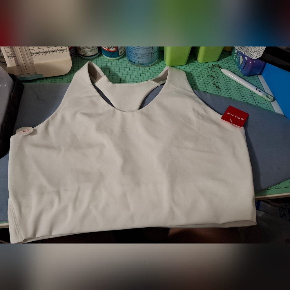 SPANX White Sports Bra 2x